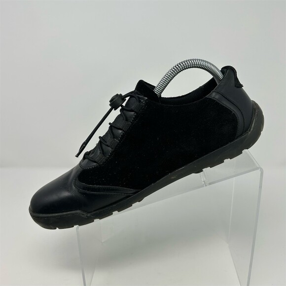 Birkenstock Footprints Sneakers Black Lace Up Low Top EU 42 Medium/Narrow Width - Picture 3 of 13